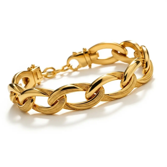 Pulsera "Resplandor Eterno" de Oro de 18k
